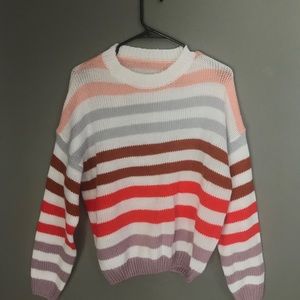 Cute striped sweater Ladies Size M